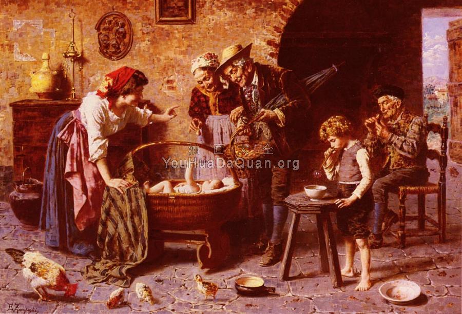 Admiring the Baby - 恩赫尼奥·赞皮吉